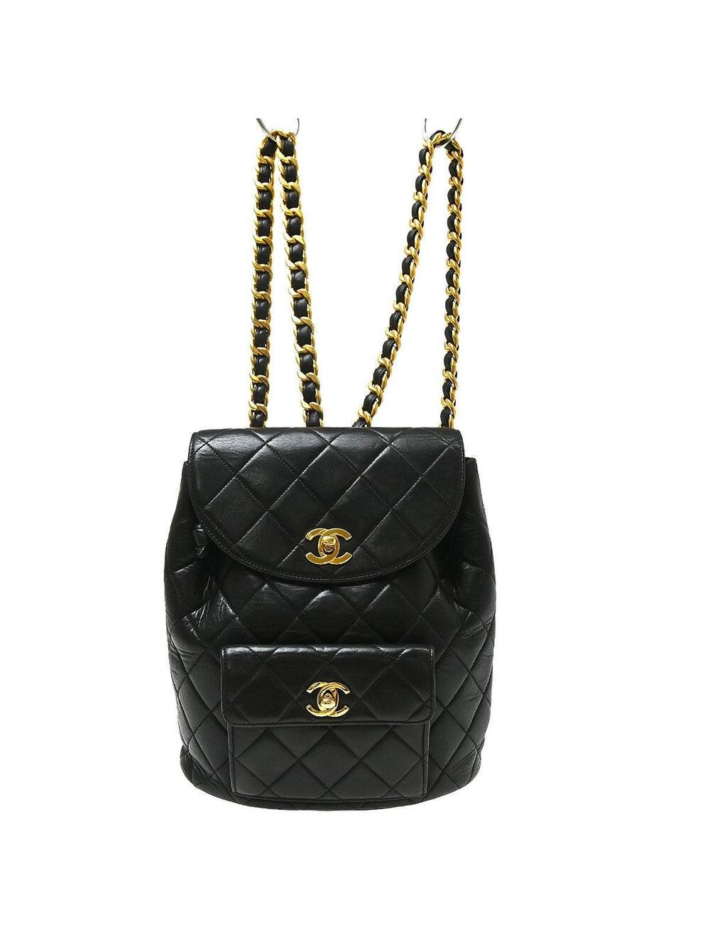 Chanel Vintage Cc Pocket Backpack #327358C35B
